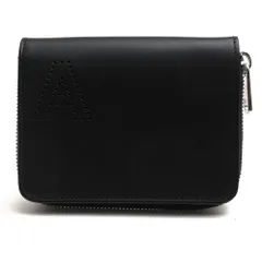 アーペーセー／A.P.C. 財布 ウォレット メンズ 男性 男性用 レザー 革 本革 ブラック 黒  PXAWV-H63496 compact emmanuel logo A NOIR コンパクトウォレット ラウンドジップ ラウンドファスナー 二つ折り 小銭入のサムネイル