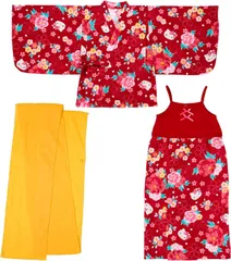 ハローキティ　キティ　 キッズサンドレス浴衣 キティ 110cm 823961のサムネイル