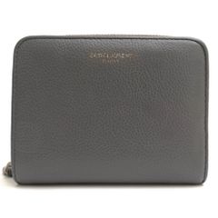 SAINT LAURENT 二つ折り財布 グレー - メルカリ