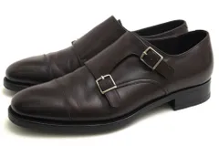 ユナイテッドアローズ／UNITED ARROWS シューズ ビジネスシューズ 靴 ビジネス メンズ 男性 男性用 レザー 革 本革 ダークブラウン 茶 ブラウン  UA013 UDBS LEATHER W/MONK ダブルモンクストラップ ストレートチップのサムネイル