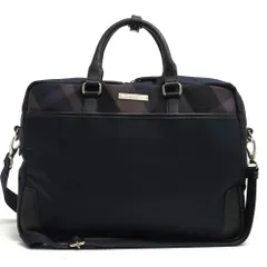 ブラックレーベル・クレストブリッジ／BLACK LABEL CRESTBRIDGE バッグ ブリーフケース ビジネスバッグ 鞄 ビジネス メンズ 男性 男性用 レザー 革 ナイロン  51114-105-28 トーナルクレストブリッジチェック ブリーフバッグ のサムネイル