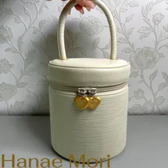 Hanae Mori ヴィンテージ バニティバッグ ホワイト 希少 - メルカリ
