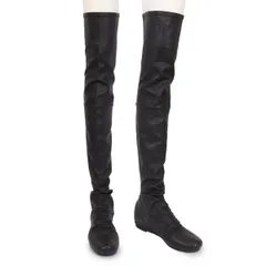 リックオウエンスRick Owens タックレザーストッキングブーツ 黒39(24.5位)のサムネイル