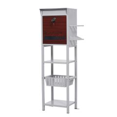 スチールラック 収納ラック 幅80cm 奥行40cm 高さ112cm 扉付き