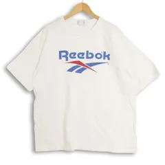 大きいサイズ メンズXXL 90’s USA製 リーボック Reebok 半袖ロゴプリントTシャツ 実寸胸囲128cm ホワイト系 hsc-1336 ビンテージ【アメカジ】【古着】【中古】のサムネイル