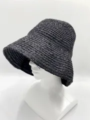 URBAN RESEARCH アーバンリサーチ UR25-2CW006 ラフィアブリム ハット 黒 ■◆レディースのサムネイル