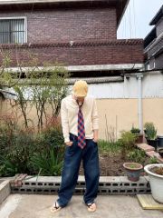 00s JOKER BRANDデニムペインターショーツバギーハーフショートパンツ