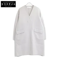 CYCLAS　シクラス　1-06-06-2045 ウール×カシミヤ フックボタン　ロングコート　34のサムネイル