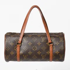 極美品 LOUIS VUITTON ルイヴィトン パピヨン26 ハンドバッグ M51366 モノグラム ブラウン レザー ゴールド金具 旧型 中古 4a004892のサムネイル