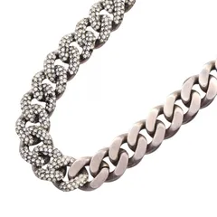 サンローランパリ SAINT LAURENT PARIS ネックレス METAL CURB CHAIN NECKLACE メタルカーブ チェーン GP（ゴールドメッキ） ネックレス ユニセックス Used Bのサムネイル