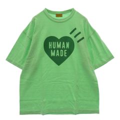 【NIGO着用モデル】ヒューマンメイド ハートロゴ ボーダーTシャツ 緑 白 L NIGO着用モデル】ヒューマンメイド ハートロゴ ボーダーTシャツ 緑 白