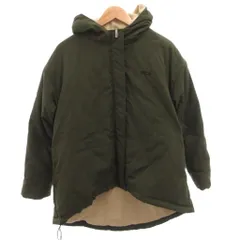 フィラ FILA 中綿ジャケット フード 裏起毛 キルティング L カーキ /FFのサムネイル