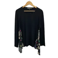 Desigual(デシグアル) チュニック サイズXL レディース美品  - 黒×アイボリー×マルチ 長袖のサムネイル