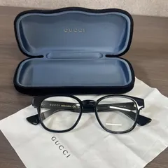 （o2476）【美品】GUCCI グッチ 伊達メガネ 度なし ブラック GG0927O 003 49◻︎19-145 T0ZF00430 ケース付きのサムネイル