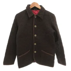 トラディショナルウェザーウェア Traditional Weatherwear キルティングジャケット ブルゾン コーデュロイ切替 ウール 38 茶 ブラウン /FFのサムネイル