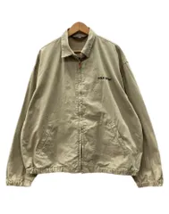 ラルフローレン RalphLauren POLO SPORT Swing Top Jacket スウィング トップ ジャケット ジップアップ U.S.-67 バックプリント ハリントン 薄茶 ジャケット ロゴ ベージュ 104MT-3482のサムネイル