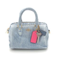 新品未使用】COACH コーチ 2WAY デニム ショルダーバック - メルカリ