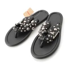 イザベルマラン ハワイアナス Havaianas Puffed スタッズ ビーチサンダル シューズ ブラック シルバー 39-40【中古】のサムネイル