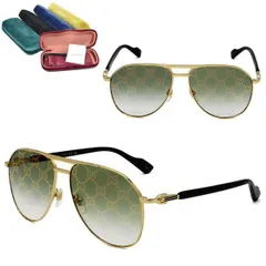 GUCCI サングラス グッチ GG1220S-004 サングラス EYEWEAR ノーズパッド ゴールド グリーングラデーション メンズ レディース ユニセックスのサムネイル