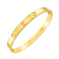 カルティエ Cartier ラブ ブレス #17 K18 YG イエローゴールド 750 ブレスレット バングル Love Bracelet【証明書付き】 90333091のサムネイル