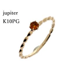 JUPITER ジュピター k10YG x ダイヤモンド0.01Ctリング - メルカリ
