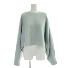 カデュネ CADUNE 25AW ニット セーター ウール 38 青 ブルー ドルマンスリーブ ボートネック 長袖 無地 75353660 /APのサムネイル