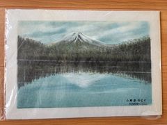 【2枚セット】絵画 宇野孝太郎「山梨県・浦富士」「北海道・日高線 SL D51」骨董