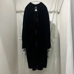DAIRIKU ダイリク 24AW O-10 Frank-N-Furter Doctor Coat ベロア ガウンコート ブラック size-M【中目黒R01】のサムネイル