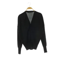 バレンシアガ BALENCIAGA KNITS カーディガン ニット Vネック ウール 長袖 38 黒 ブラック /HS ■OSのサムネイル