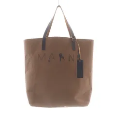 マルニ MARNI SHOPPING BAG セルロース トートバッグ ハンドバッグ 茶色のサムネイル