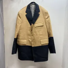 THOM BROWNE トムブラウン バイカラー3Bテーラードジャケット M0C661AWK181 ベージュ size: 2【中目黒A11】のサムネイル