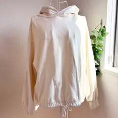 美品✨ studioCLIP パーカー 裏毛ドロストフーディ F オフホワイトのサムネイル