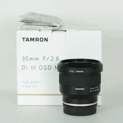 [美品] TAMRON 35mm F/2.8 Di III OSD M1:2 (Model F053) [ソニーE用] | SONY Eマウントのサムネイル