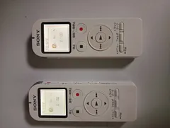 SONY　白のボイスレコーダー　ワンタッチで録音可能！のサムネイル