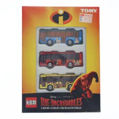 トミカ Mr.インクレディブル ラッピングバスセット(3台セット) 完成品 ミニカー(704935) トミーのサムネイル