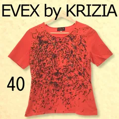 EVEX by KRIZIA エヴェックスバイクリツィア トップス カットソー おしゃれ かわいい 半袖 大きいサイズ レディース レッド 40のサムネイル
