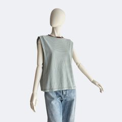 DES PRES デプレ カットソー ボーダー フレンチスリーブ コットン 