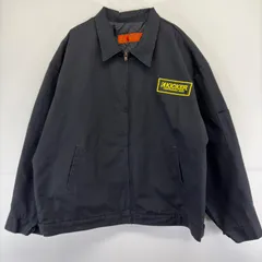 古着 レッドキャップ RED KAP ジャケット フルジップ ワッペン 襟付 大きいサイズ ワーク 作業着 2XL  ブラック メンズのサムネイル