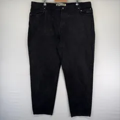 古着 ハーレーダビッドソン HARLEY DAVIDSON デニム パンツ ブラックデニム 5ポケット ストレート ジップ w46 L36  ブラック系 メンズのサムネイル
