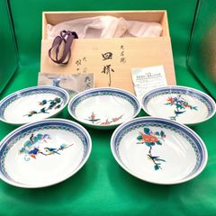京都たち吉 花こよみ 1990年 小皿揃 十客 共箱入 銘々皿 四季草花