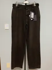 48S PRADA プラダ リラックス フィット デニム ジーン ブラウンのサムネイル