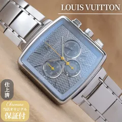 ルイヴィトン スピーディ クロノグラフ アイスブルー Q2121 LOUIS VUITTON Speedy Chronograph メンズ 自動巻き 40.5mm 2007年 点検済 仕上済 【6ヶ月保証】 CH311のサムネイル