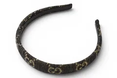 GUCCI グッチ ヘアアクセサリー/カチューシャ エコウォッシュドデニム ヘアバンド 652835 202291 デニム ブルー レディース【中古】のサムネイル