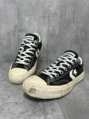 CONVERSE コンバース シェブロン＆スター オールスター ? キャンバス OX ローカット スニーカー size24cm/黒 ■■ レディースのサムネイル