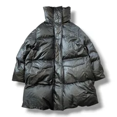 国内正規 参考上代282,700円 未使用品 MM6 Maison Margiera 24AW エコレザーロングダウンコート フェイクレザー フェザー ジャケット エムエムシックス メゾンマルジェラ S52AA0180 S53057 ブラック S 2477G0のサムネイル