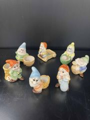 ディズニー白雪姫 7人の小人 陶器製置物セット 昭和レトロ - メルカリ
