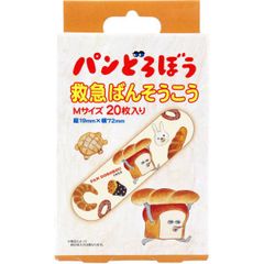 救急ばんそうこう パンどろぼう Mサイズ 20枚入