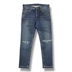 参考上代36300円 未使用 wjk Ripped Wash Slim Jeans デニムパンツ ジーンズ ダブルジェイケイ 5954 インディゴ L （19575M）のサムネイル