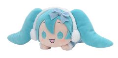 初音ミク×シナモロール 寝そべりぬいぐるみ WINTER Ver. EX 初音ミク（Winter）