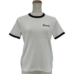 美品】COACH シグネチャー リンガー Tシャツ ピンク y2k S - メルカリ